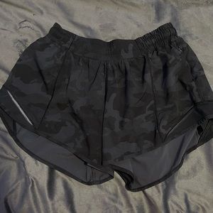 Lululemon Camo Hotty Hot Shorts